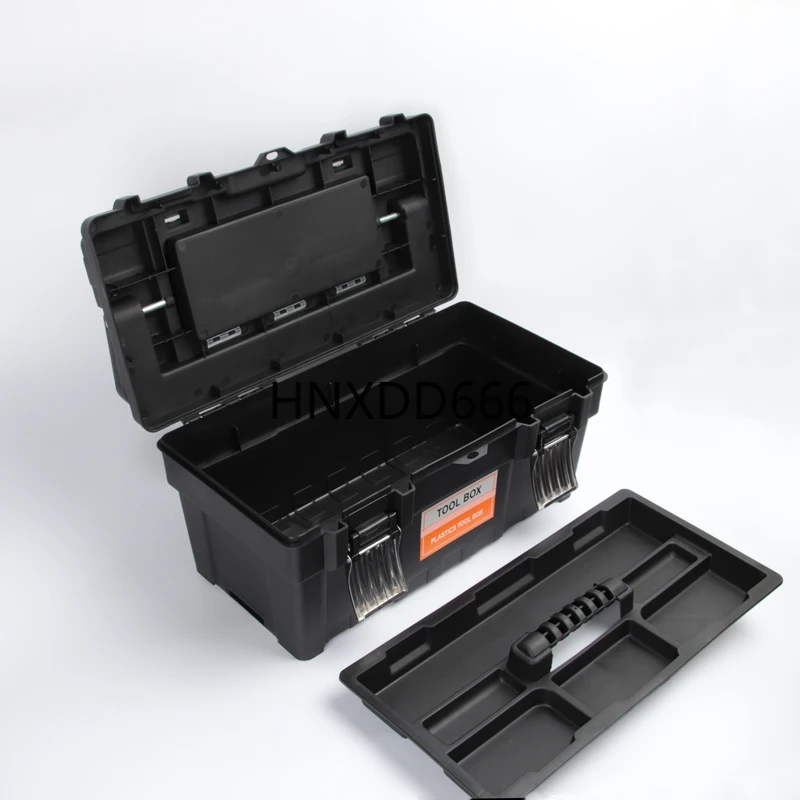 

Large Plastic Toolbox Double Layer Portable Plastic Storage Box