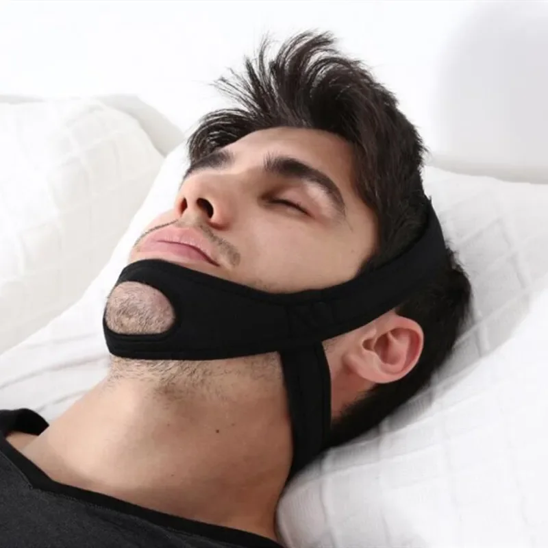 New neoprene anti-snoring anti-snoring chin band Anti-apnea solutions Sleep Support apnea adjustable band sleep care tool