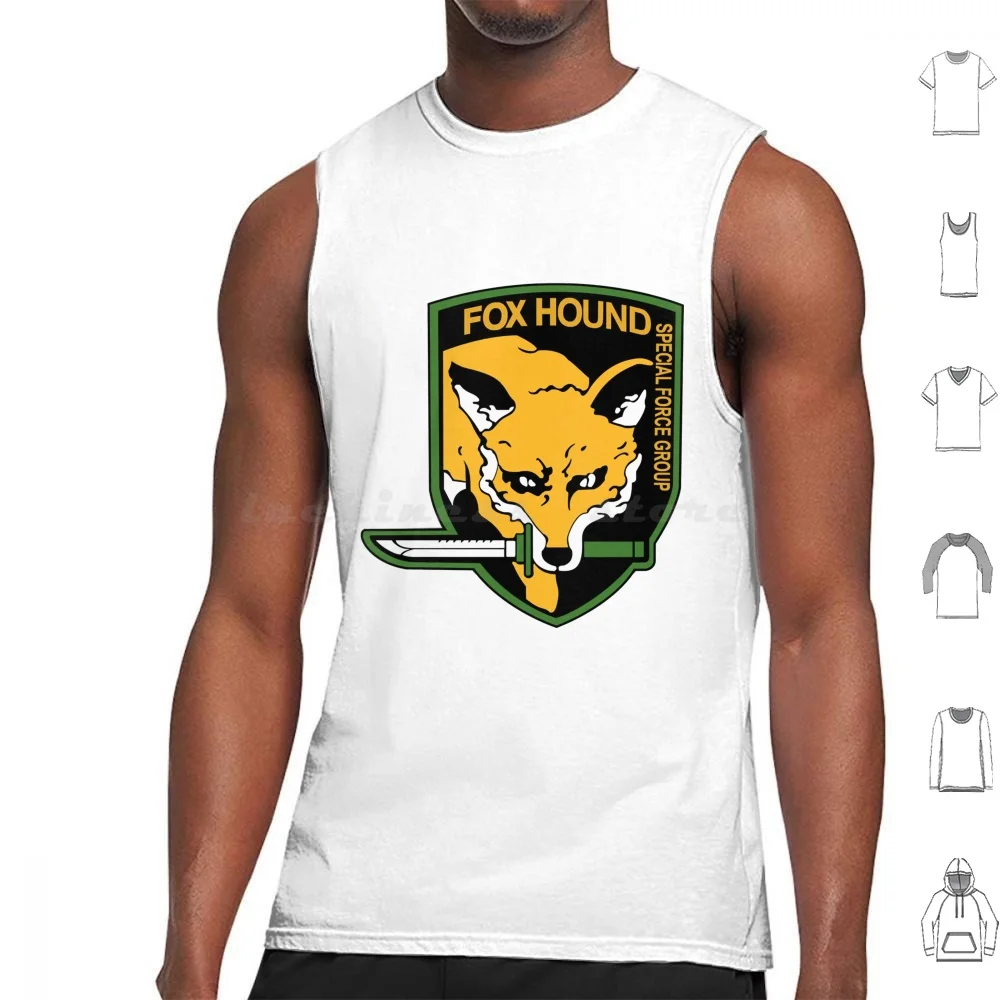 Metal Gear Solid-Foxhound Tank Tops Vest Sleeveless Metal Gear Solid Foxhound Metal Gear Solid Mgs Metal Gear Solid Snake