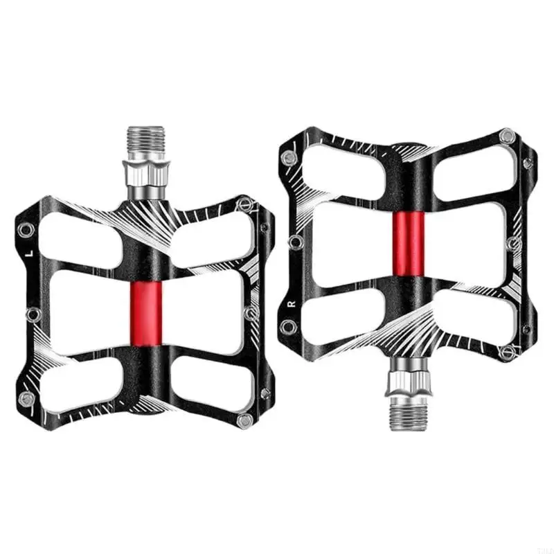 

T3LD 2PCS Antiplip MTB горные велосипедные велосипеды плоский педаль алюминиевый сплав.
