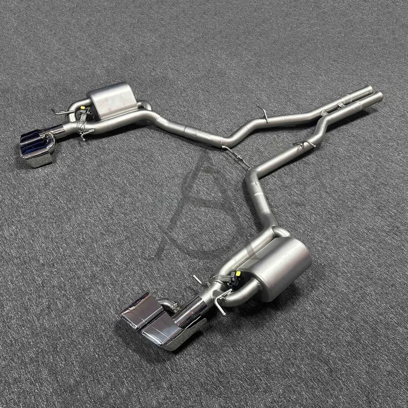 304 Stainless Steel Catback Exhaust System for CLS63 5.5T Performance Muffler Rear Section
