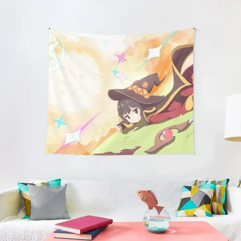 Megumin Explosion Tapestry Wall Decoration Decoration For Rooms Bedroom Decorations Tapestry