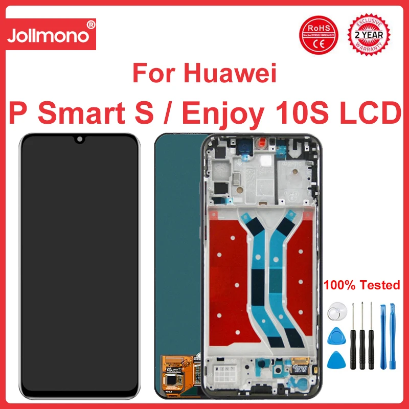 

6.3'' For Huawei P Smart S LCD With Touch Screen Digitizer Assembly For Huawei Y8p 2020 LCD Enjoy 10S LCD Replace