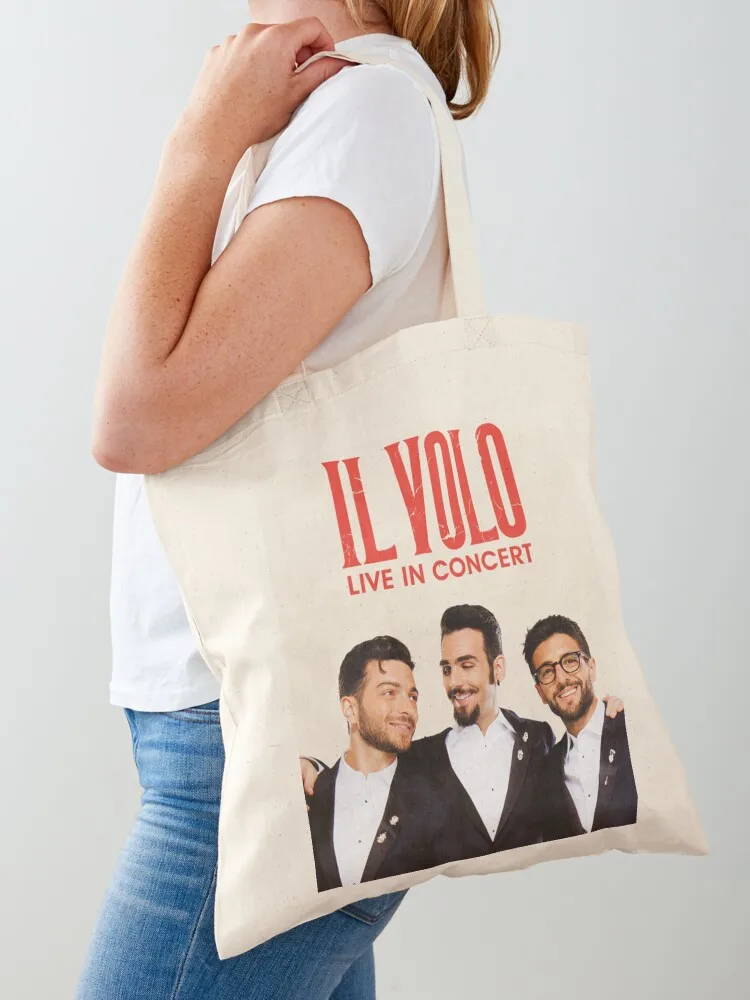 

il volo live in concert Tote Bag free delivery bags Women's shopper bag reusable shopping bag custom canvas