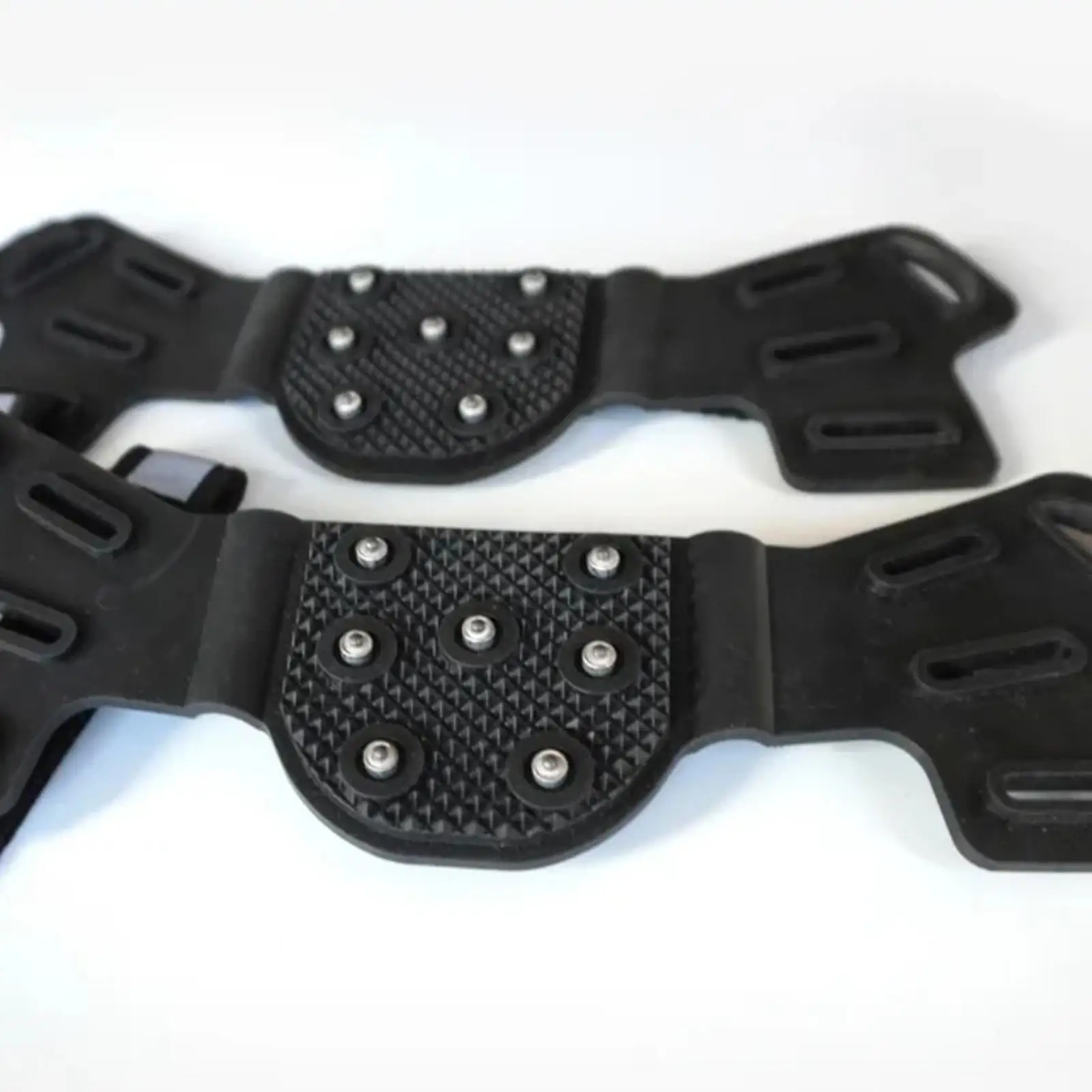 Crampons for Mountain Boots Anti Slip Silicone Spikes Traction Grippers for Ice Snow Walking Climbing Training