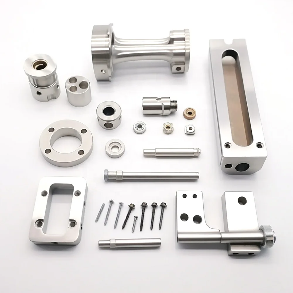 Custom CNC Machined & 3D Printed Aluminum Alloy Mechanical Parts, OEM Precision Industrial Hardware Component Custom Prototype