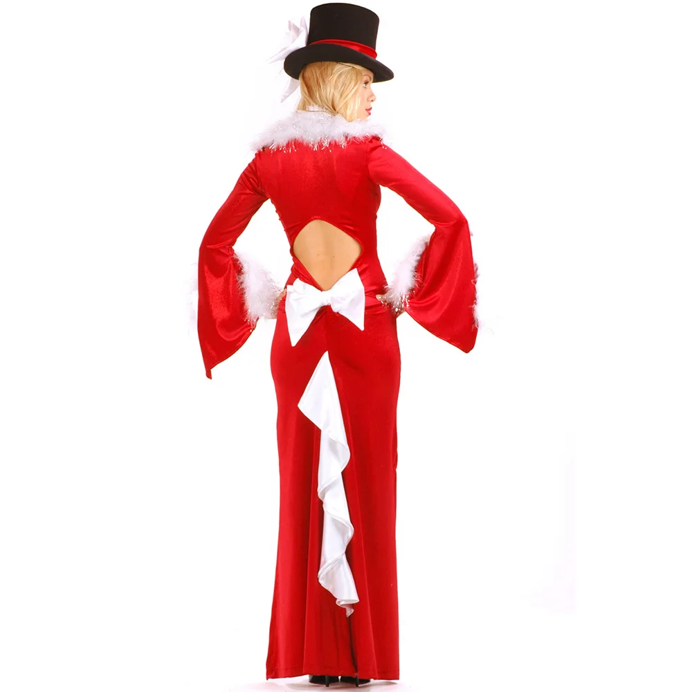 Drag Back Mistress Short Front Back Long Fancy Dress Women Christmas Costume Party Costumes Disfraces Adultos