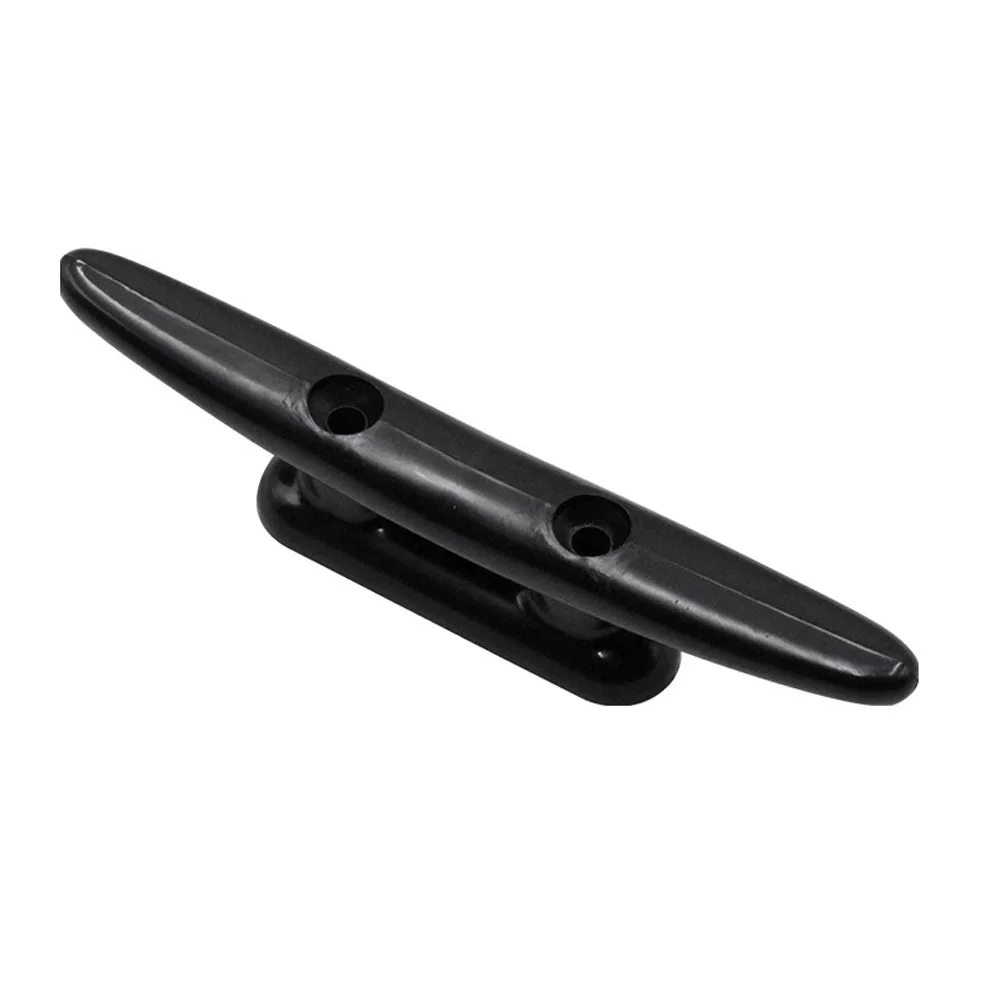 1 Piece Marine Rope Open Base Flat Head Nylon Dock Cleat Docking Mooring Bitt Low Flat Mast Cleat Ship Yacht Boat Hardware