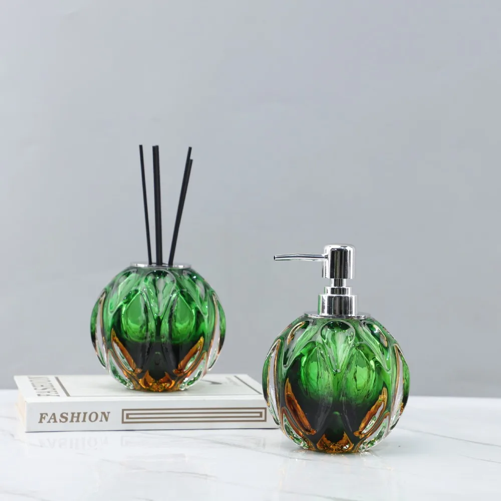 Nordic Luxury High-end Pineapple Glazed Emulsion Bottle Aromatherapy Bottle Living Room Porch Study Bathroom Supplies Home Decor