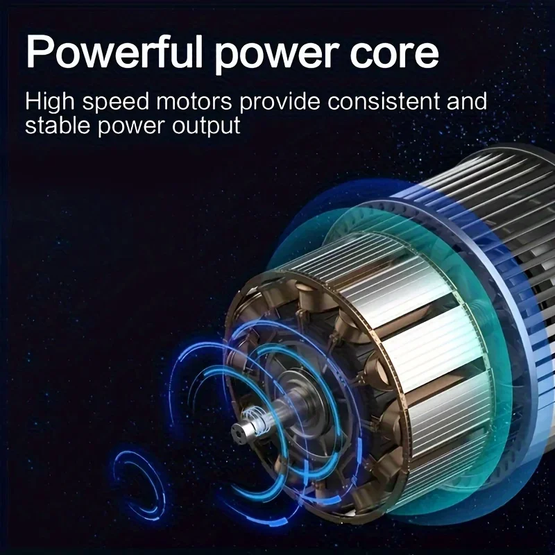 مكنسة كهربائية لاسلكية بشحن USB، مكنسة كهربائية محمولة قوية لاسلكية، مكنسة كهربائية محمولة للسيارة، أجهزة منزلية ذات الاستخدام المزدوج
