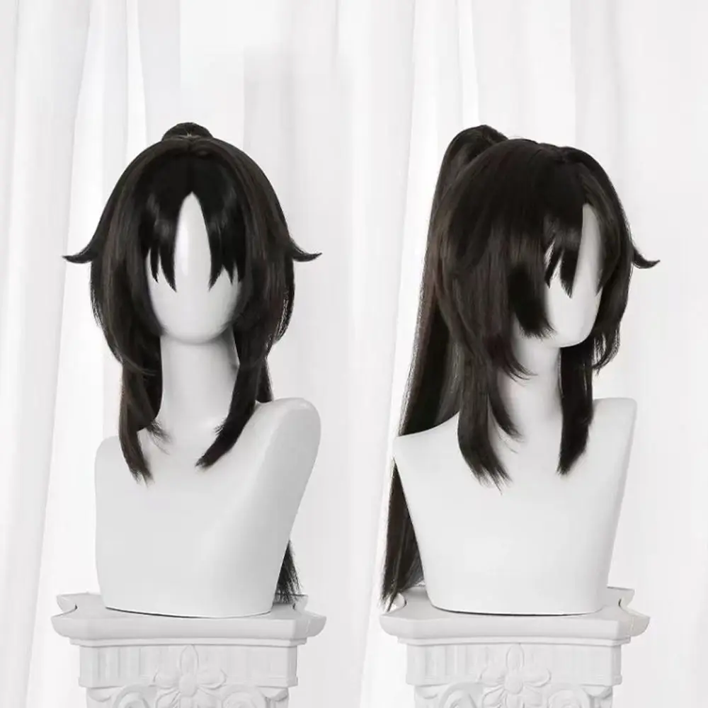 "Absolute Zero" Cat Palace Yona Cosplay Wig, Cosplay Game, Black Long Hair Anime Wig