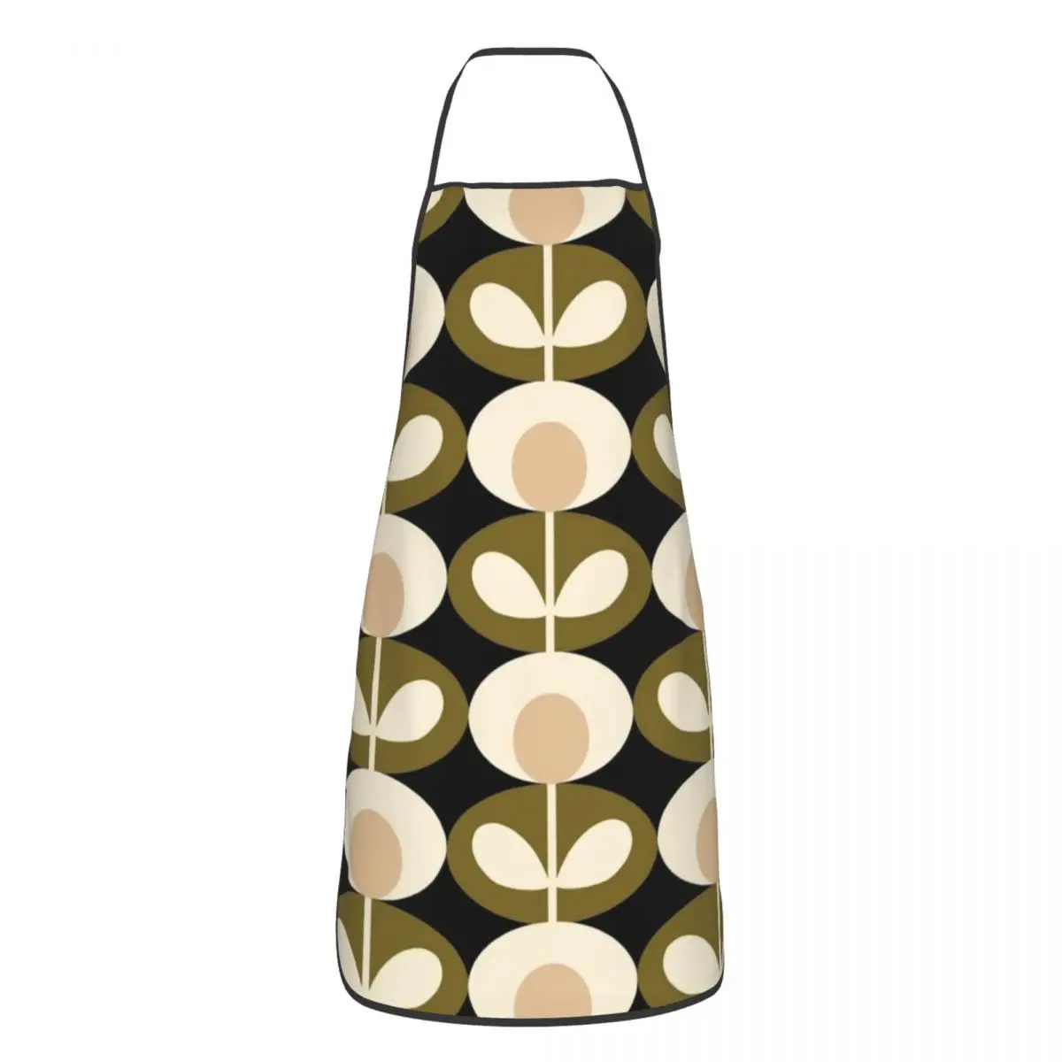 Unisex Orla Kiely Floral Kitchen Chef Cooking Baking Apron Men Women Abstract Scandinavian Tablier Cuisine for Gardening