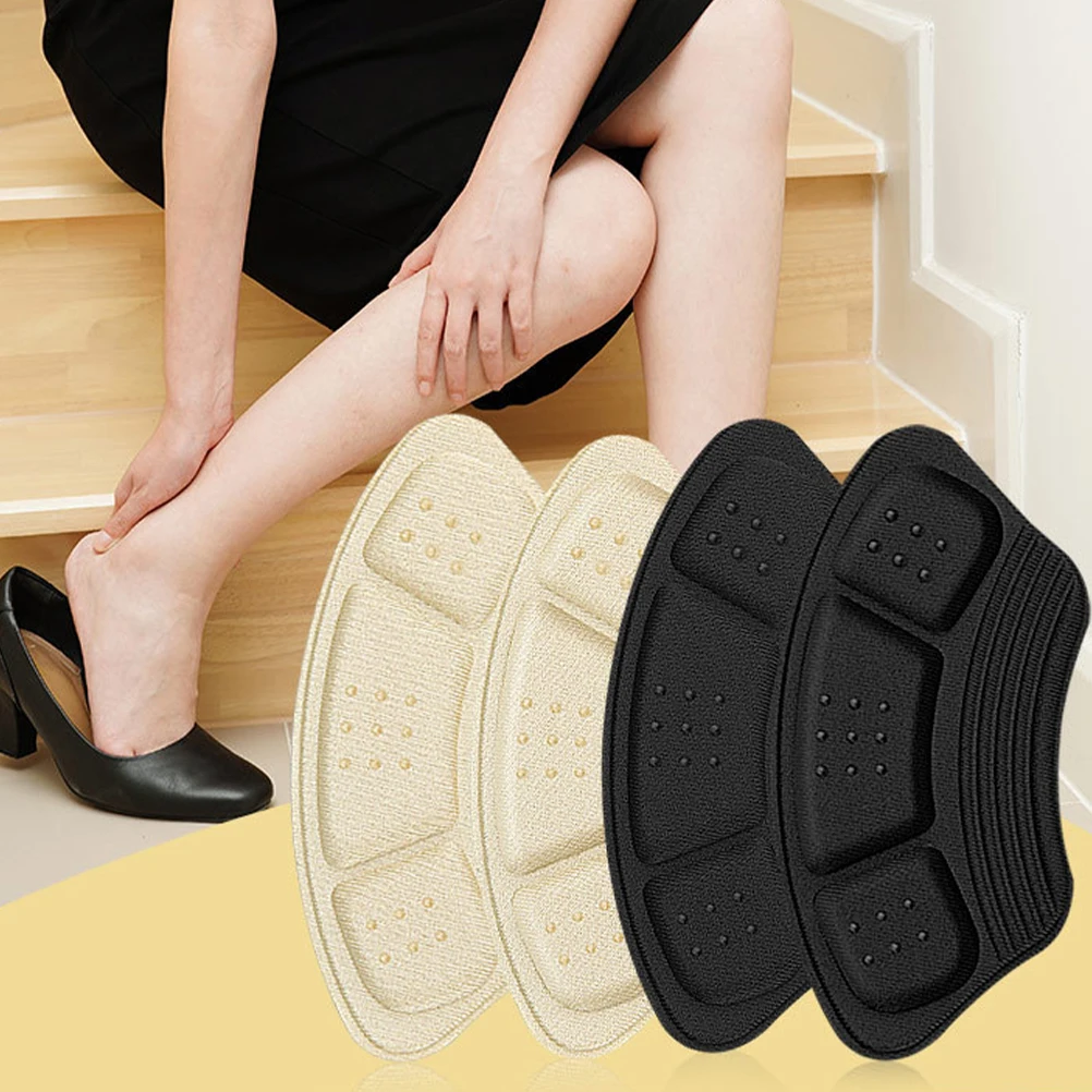 

Abrasion-Resistant Heel Cushion Pads Self-Adhesive Comfortable Liners Foot Care for Outdoor Use