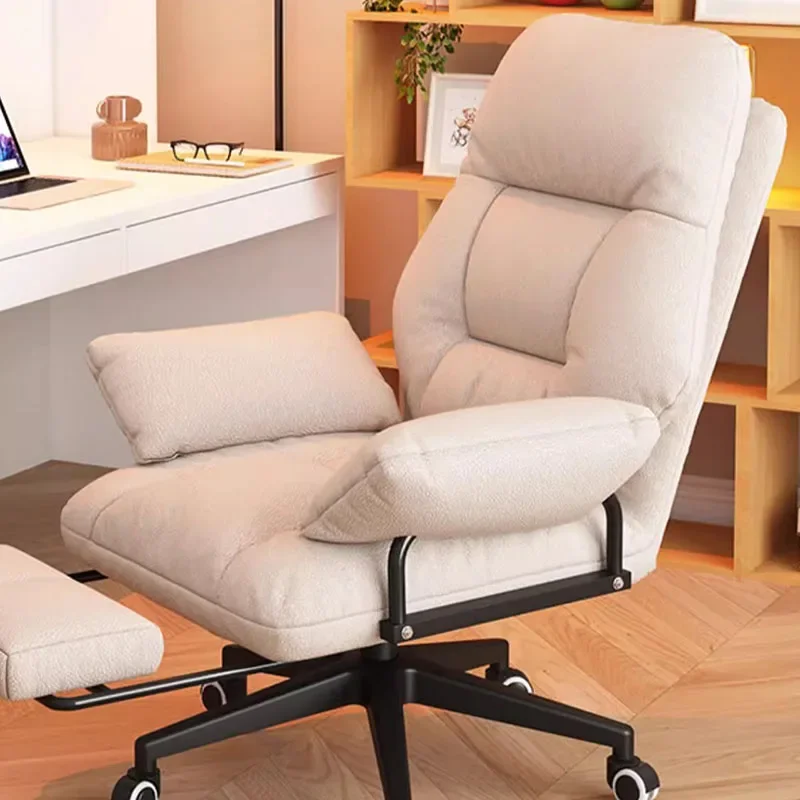 Gaming Arm Rest Pads Office Chair Wheels Glides Home Luxury Office Chair Girls Comfy Silla Para Oficina Furniture Decoration