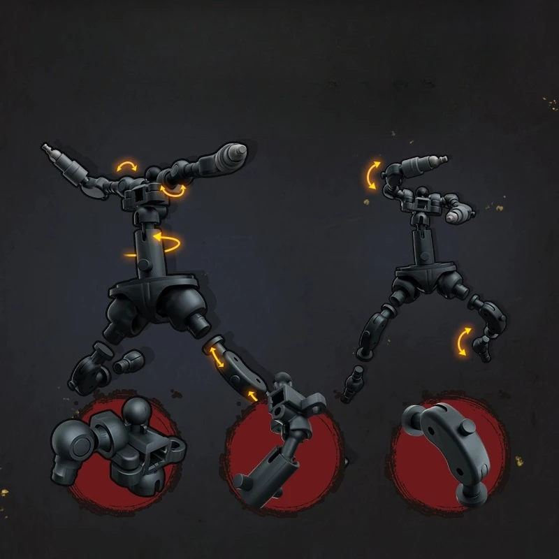 Blokees Naruto Action Beyond Versie Vortex Figuur DIY SpeelgoedAssembleren Speelgoed Beeldjes Splicing Speelgoed Collectie Model Speelgoed Geschenken