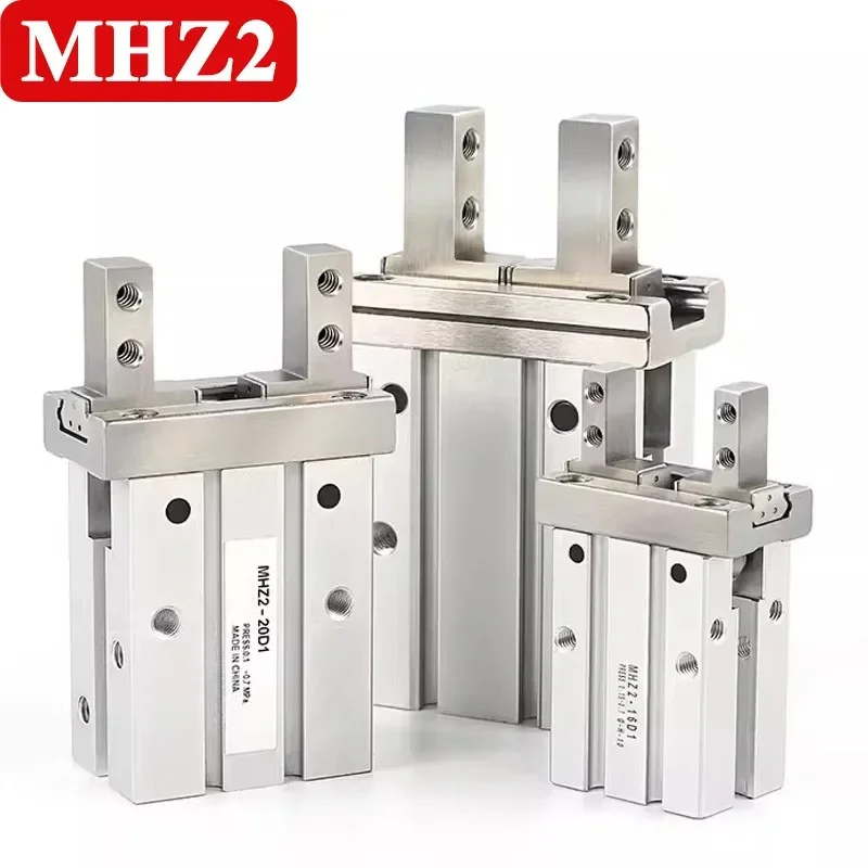 MHZ2 Pneumatic Finger Air Gripper Cylinder MHZL2-10D MHZ2-16D 6D 20D 25D 32D 40D Aluminium Clamps Finger Cylinders