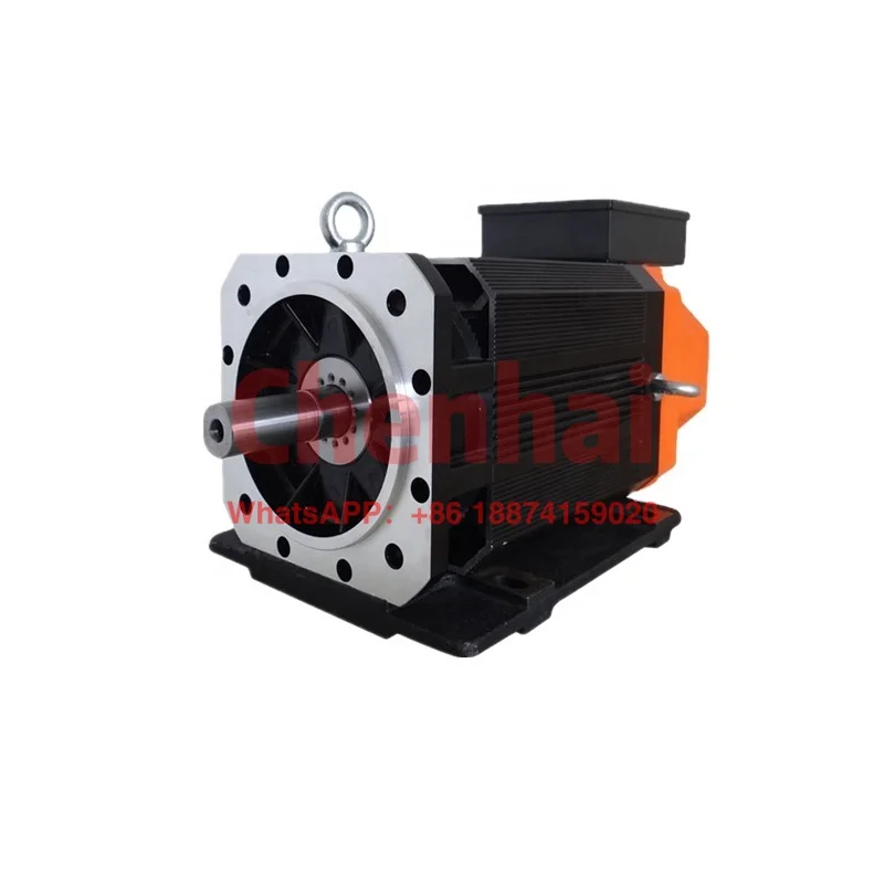 High Speed 8000rpm Ac Servo Spindle Motor 15KW With Resolver For Engraving Machine