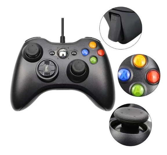 Wired Game Controller Classic Style Game Handle for 2024 Black Myth Wukong Game Handle Vibration Style ABS Material