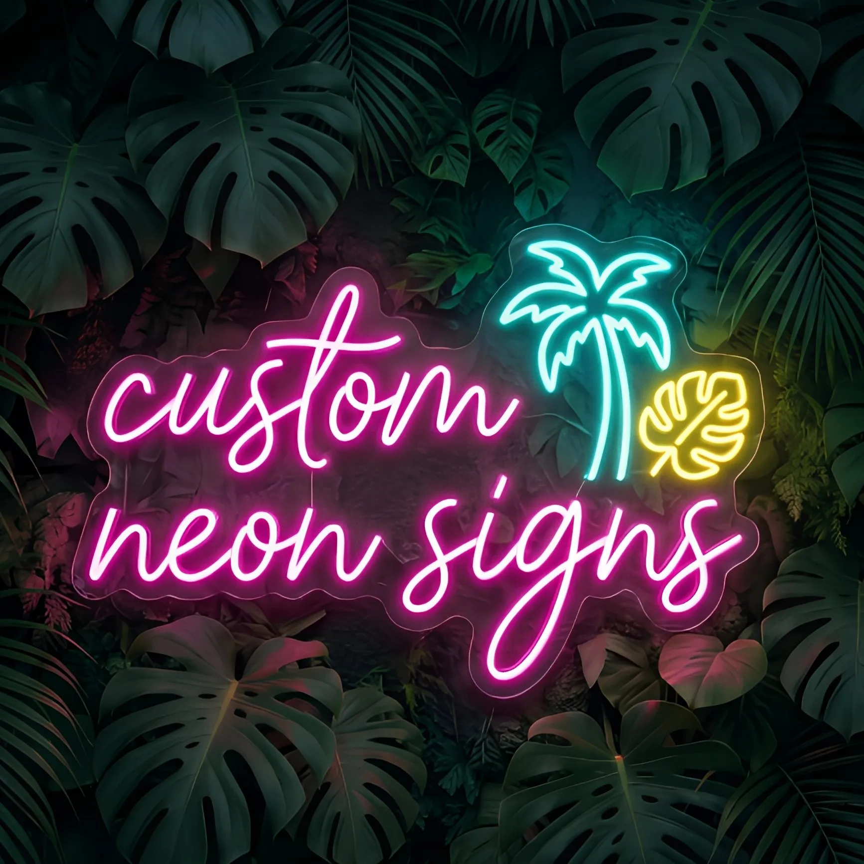 

Custom Neon Sign,Company Logo LED Signage 3D Acrylic Advertising Board for Shop Storefront Office Restaurant Wall Decor