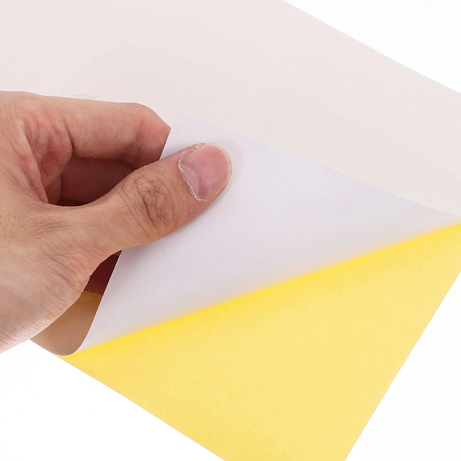 100Sheets Printable Vinyl Sticker Paper Multi-Use Adhesive Label Paper for Printer Waterproof Writable Stickers