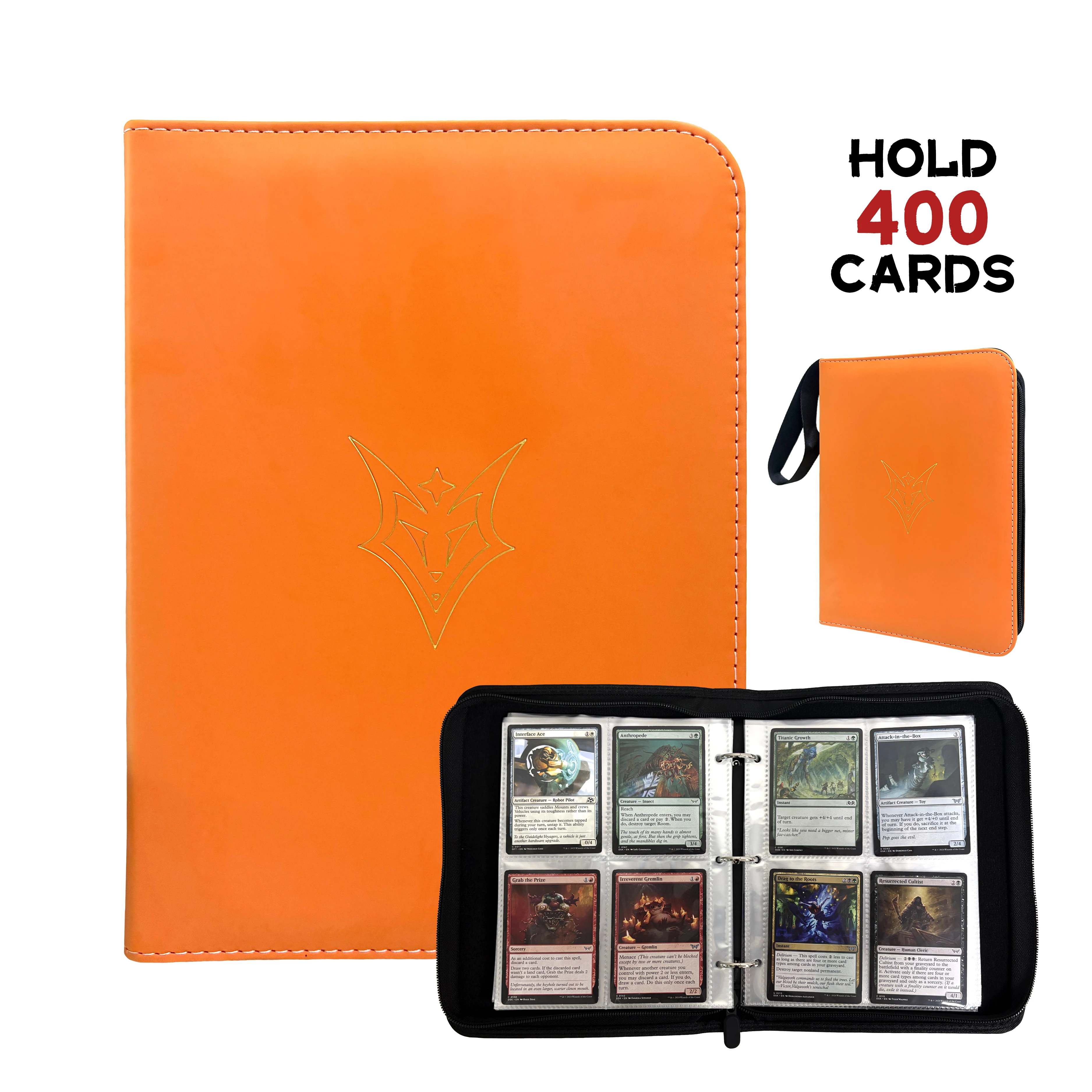 400-Fächer-Sammelkartenalbum, 4-Fächer-Kartenalbum, 50 Seiten für Spiel-Sammelkarten, Fotosammlung und Aufbewahrung – Detail 5