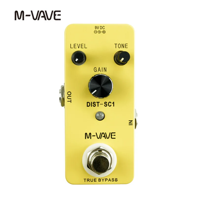 M-Vave Effect Device Processor Distortion Tremol Overload Choir Compression Delay Reverberation Loop Recordin For ElectricGuitar
