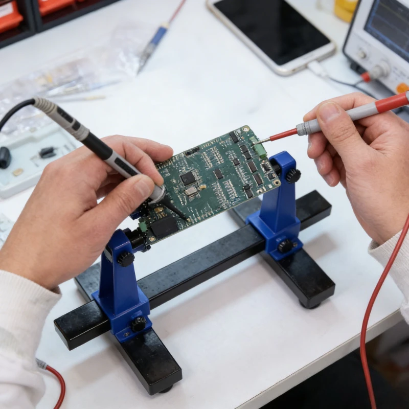 

Motherboard PCB & Circuit Board Holder Clamping Kit Frame - ESD Safe Adjustable 360 Degree Rotation Clamp Phone Repair Tools