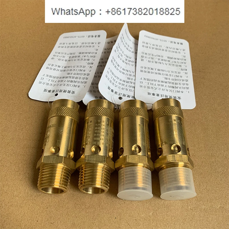 2Pcs screw air compressor safety valve A28X-16T spring type safety valve pressure relief valve DN8/15/20/25/32/40