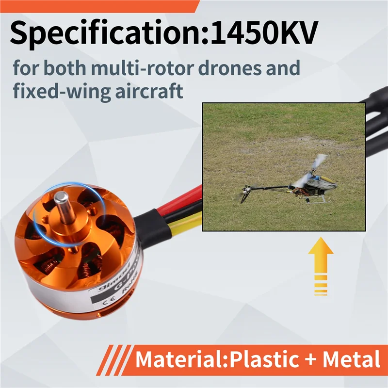 A04F-D2822 Motore brushless Motore rotore esterno brushless adatto per velivoli ad ala fissa multi-rotore telecomandati