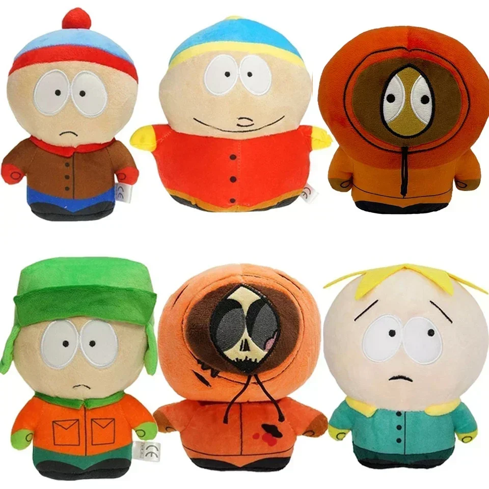 15-18 cm Parques du Nord du Sud jouets en Peluche dessin animé poupée en Peluche Stan Kyle Kenny Cartman oreiller en Peluche jouets enfants anniversaire! !! !