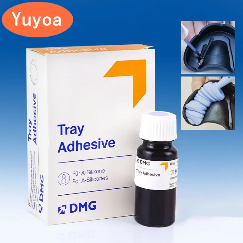 10ml/bottle Dental Tray Adhesive for Impression A Silicone Glue Metal/Plastic Trays Sink Dentistry Materials