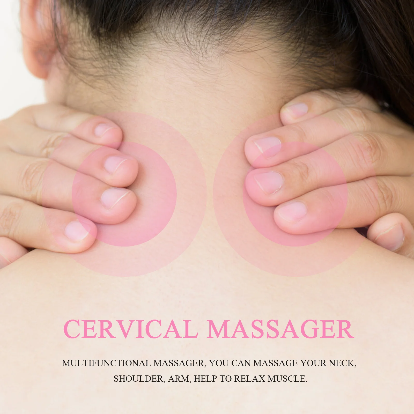 

Массажер для шеи Эргономичный дизайн для облегчения мышц шейного плеча Портативный ручной ролик для акупрессуры Зеленый