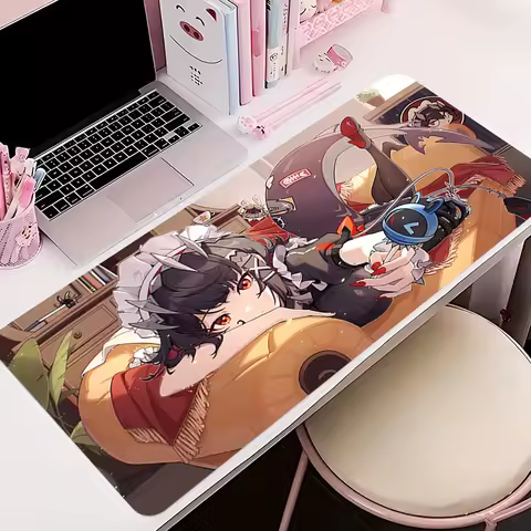 Large Mouse Mats Mousepad Large Anime Gaming Accessories Pad Zenless Zone Zero Ellen Joe Kawaii Carpet Cabinet Keyboard Deskmat
