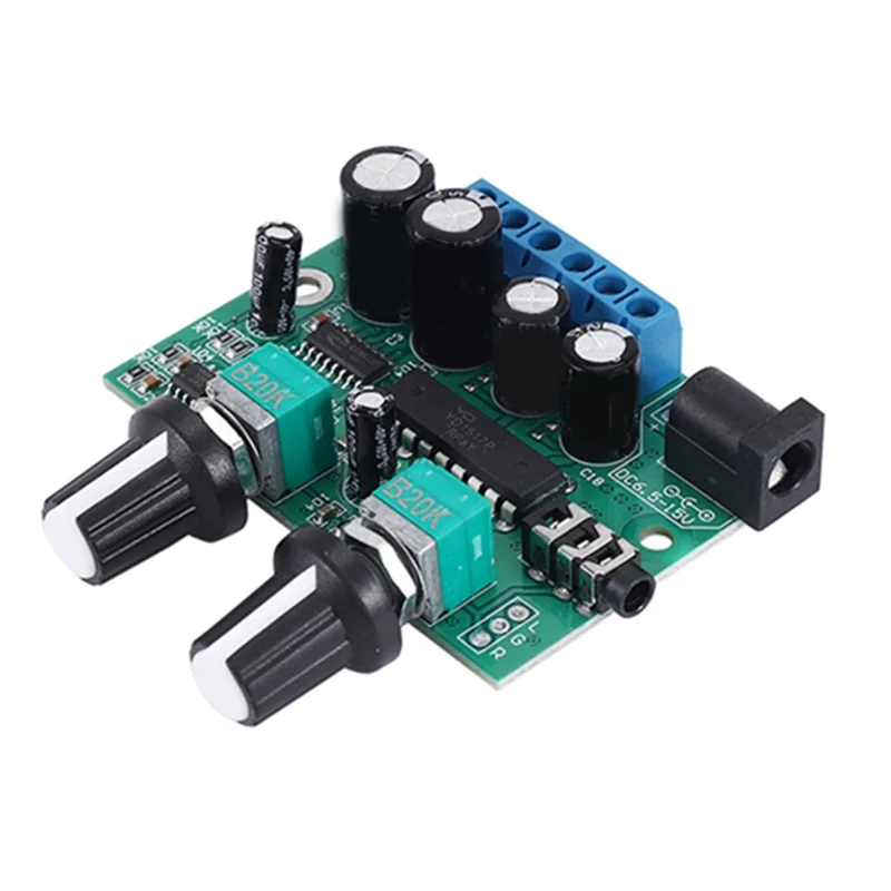 5Pcs 2.1 서브 우퍼 앰프 오디오 보드 6Wx2 + 25W 미니베이스 앰프 HIFI YD1517P 4-6 "40W 서브 우퍼 스피커 DIY-TCE