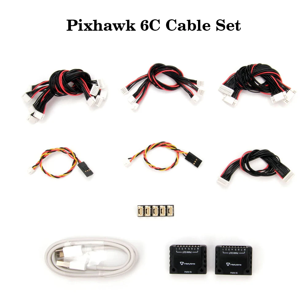 Holybro Pixhawk 6C Mini / Pixhawk 6C Autopilot Flight Controller Replacement Cable Set for Baseboard DIY Parts
