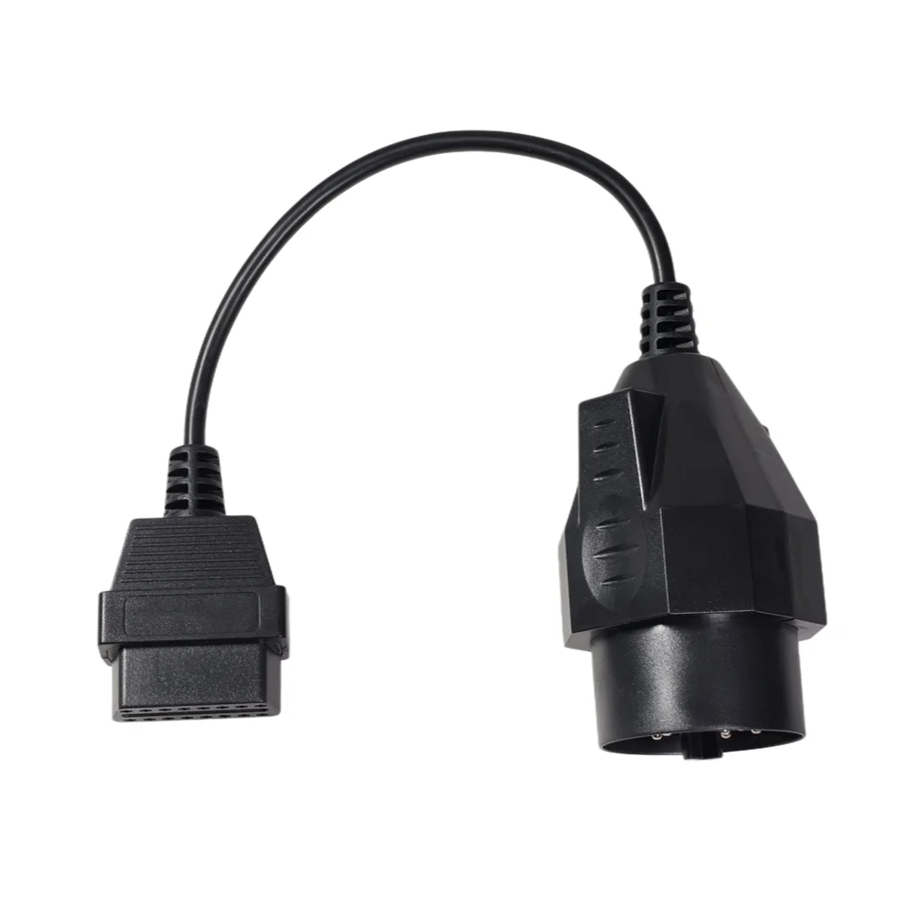 OBDII Adapter For BMW E36 E39 E30 F20 X5 Z3 E53 i3 For BMW 20 Pin to OBD2 16 PIN Interface Cable Connector Car Diagnostic Cable