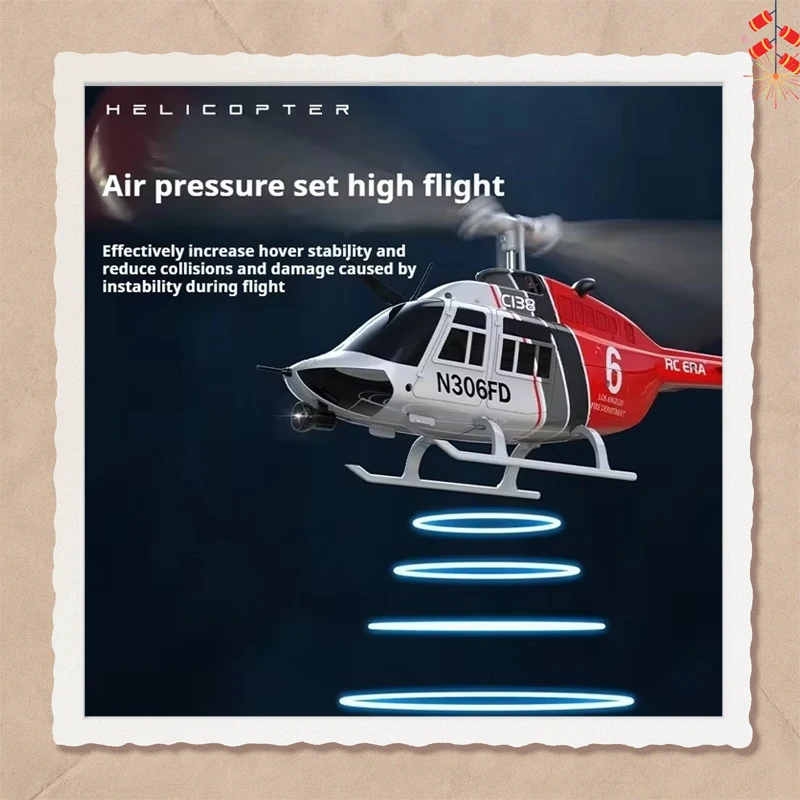 

Rc Ear C138 1:33 Rc Helicopter Optical Flow Localization 6axis Gyros Rc Bell 206 Helicopter 2.4g Helicopter Boy'S Birthday Gift