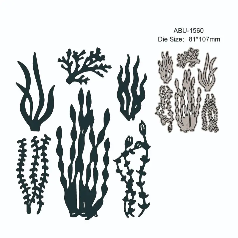 seaweed sea plant grass new dies metal cutting die scrapbook die photo album decoration diy card craft 2022 new