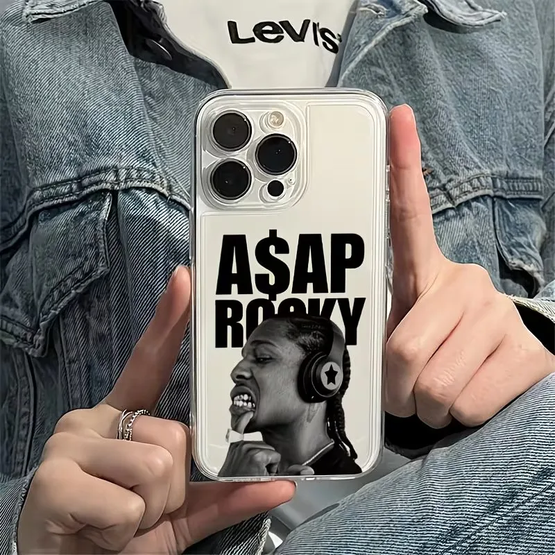 Rapper Phone Case for Oppo A6X A6 A5x A5 A3x A3 A60 A79 A98 A78 A58 A38 A18 A57 A76 A17 A74 A94 A36 Pro Soft TPU A-ASAP R-Rocky
