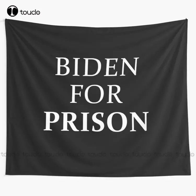 Anti Biden  Joe Biden Sucks Piden For Prison Tapestry Pink Tapestry Blanket Tapestry Bedroom Bedspread Decoration Wall Covering
