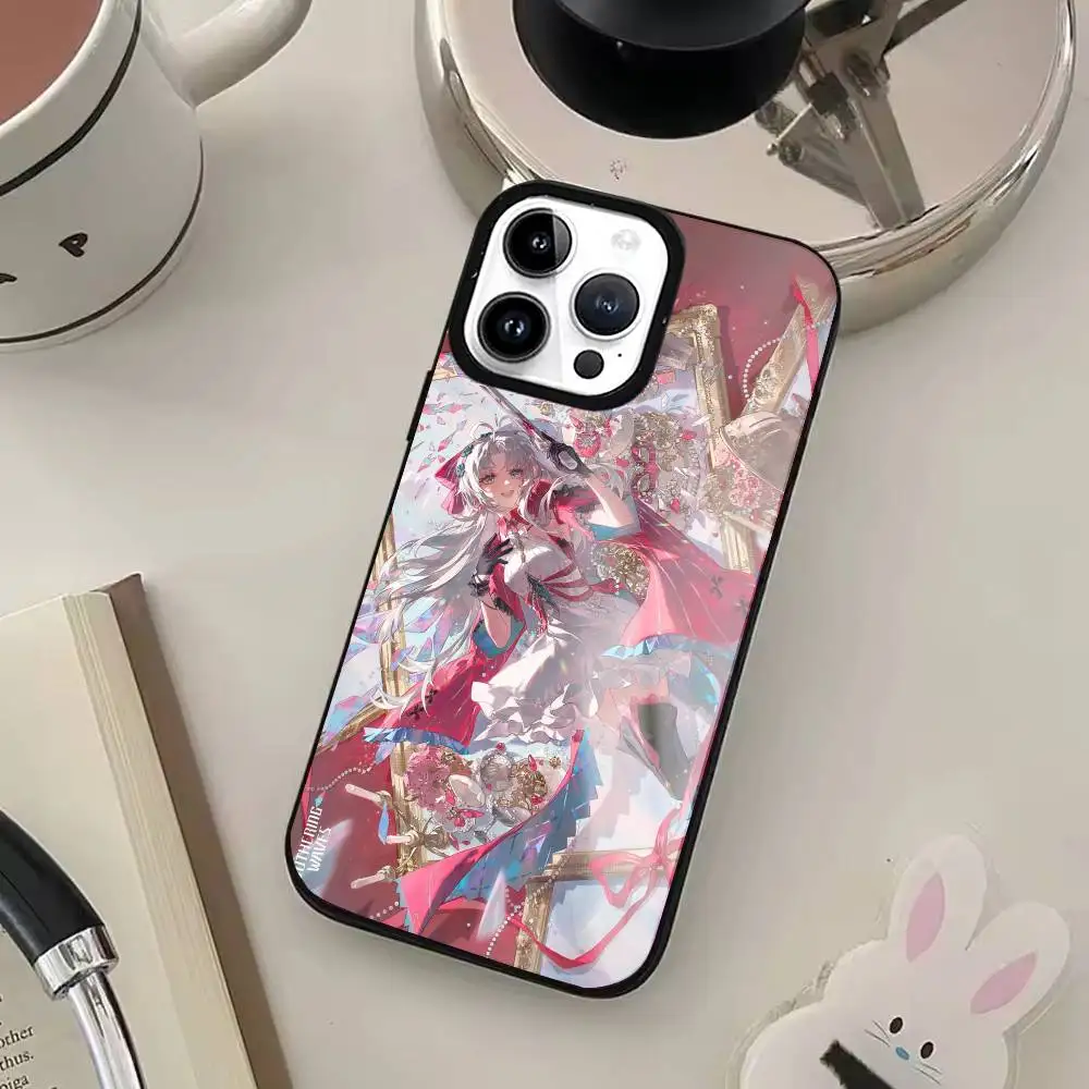 Casing Ponsel Wu-thering C-Carlotta W-Waves Untuk iPhone17,16,15,14,13,12,11 Plus,Pro Max Untuk Pengisian Daya Nirkabel Magsafe