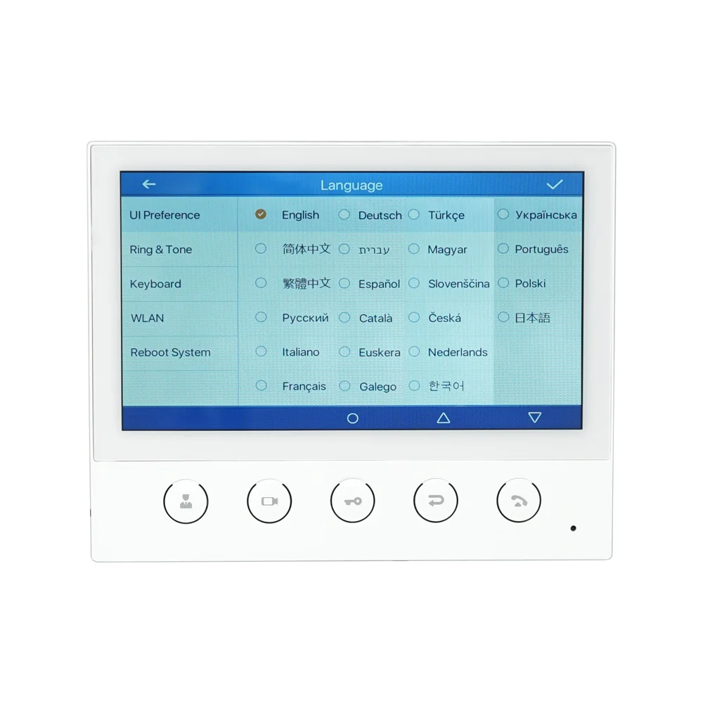 Imagem -04 - Fanvil-indoor Touch Station I53w Suporta Protocolo Sip Padrão 3cx Avaya Asterisk Pbx Broadsoft