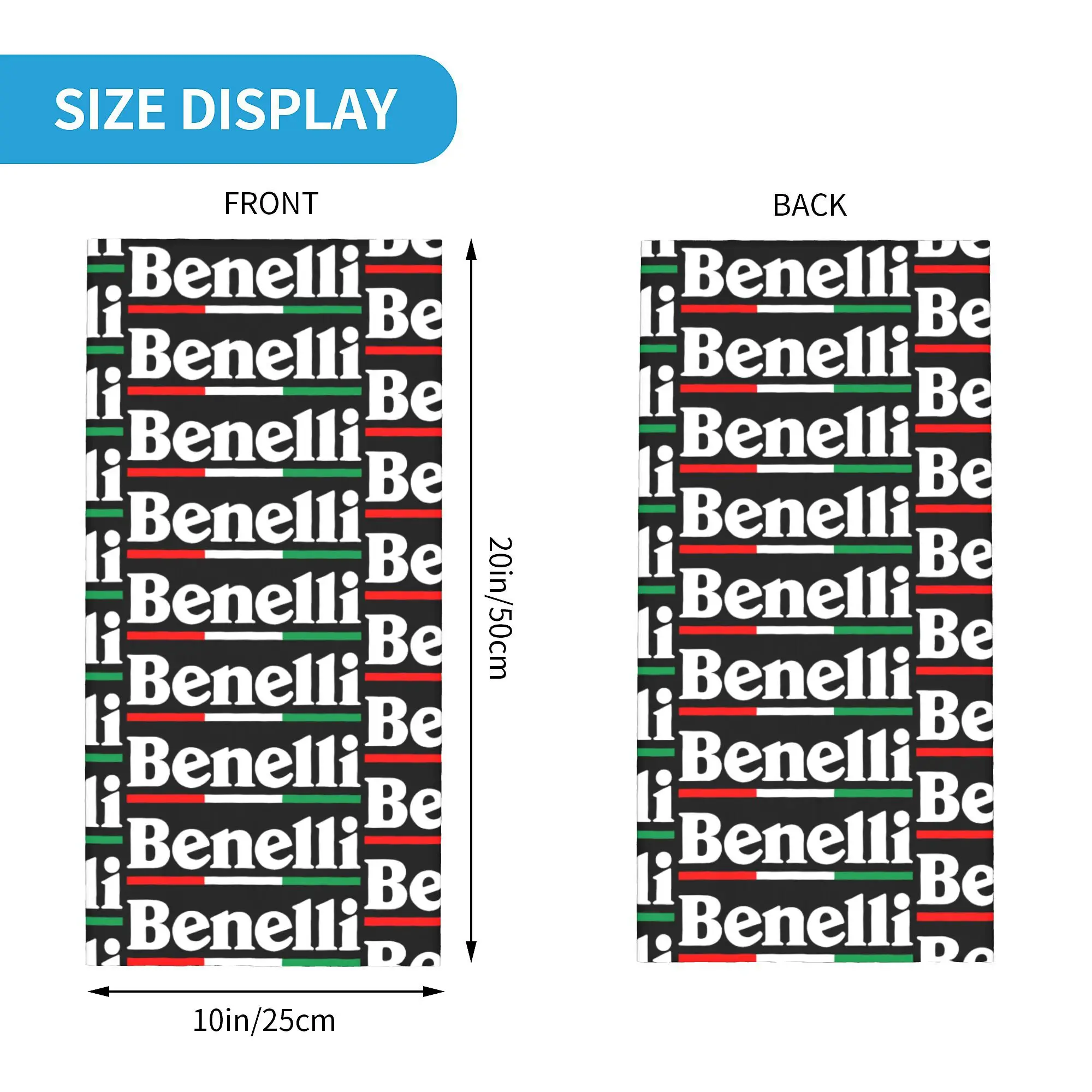 مخصص B-Benellis تصميم باندانا الرقبة أدفأ الرجال النساء الشتاء التزلج المشي لمسافات طويلة وشاح الجراب واقي الوجه