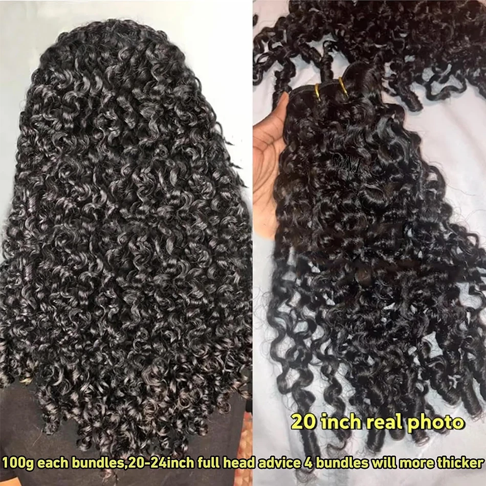 Burmese Curly Bundles Human Hair Unprocessed Quick Weave  display picture 1