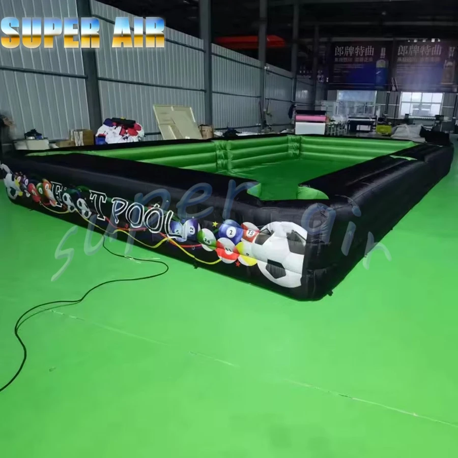 Billard gonfiabile gigante del gioco interattivo di calcio all'aperto commerciale per l'evento di calcio