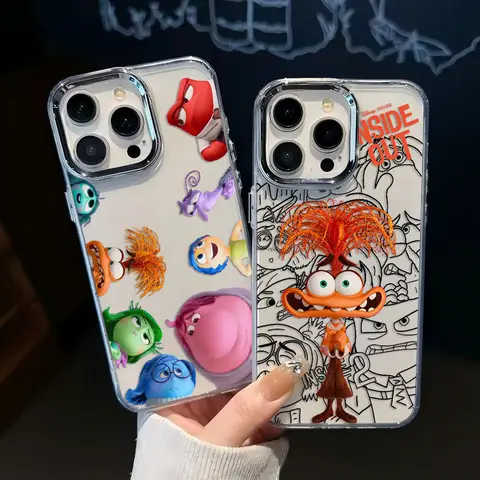Disneys mobilskal med tecknad karaktär och motiv till iPhone 17 16e 16 15 14 13 12 11 mini Pro Max X XR XSMAX 8 7 Air Plus transparent skal 6 best sales Inifrån och ut Pixar - №1