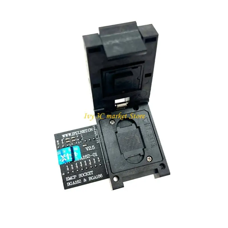 D7YC Emmc محول حرق مقعد استبدال BGA162/BGA186 Emmc قارئ الذاكرة محول #2