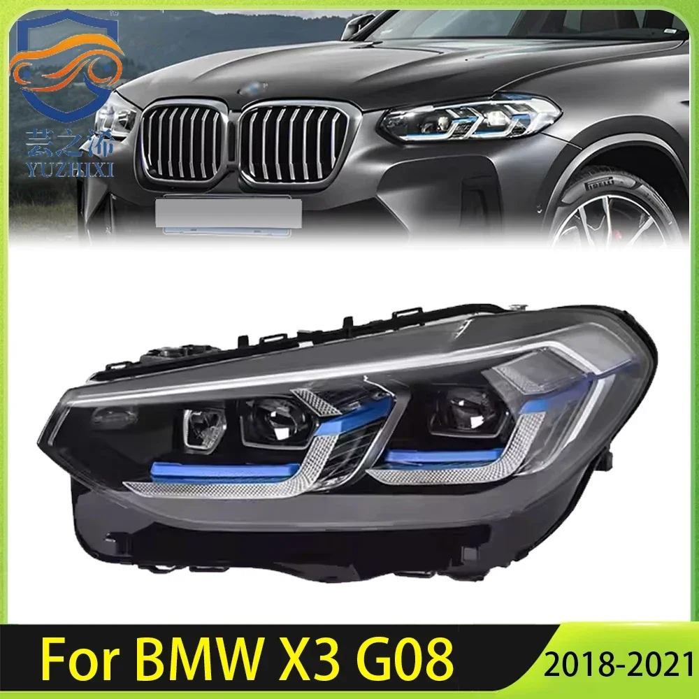 

XCH Car Accessories for BMW X3 G01 G08 LED Headlights 2018-2021 Head Lamps Duals Beam Daytime Running Light Plug and Play
