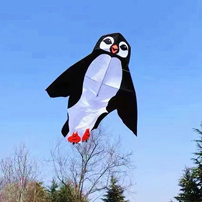 free shipping new kites flying Swaying penguin kite for adults kites cartoon kites factory flying toys for children kitesurf koi