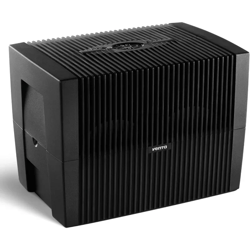 Venta LW45 Comfort Plus Humidifier in Black - Filter-Free Evaporative Humidifier for Spaces up to 645 ft²